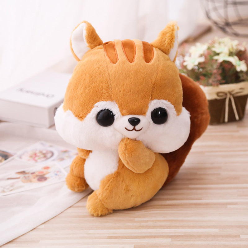 Super Cute Long-Tailed Squirrel Plush